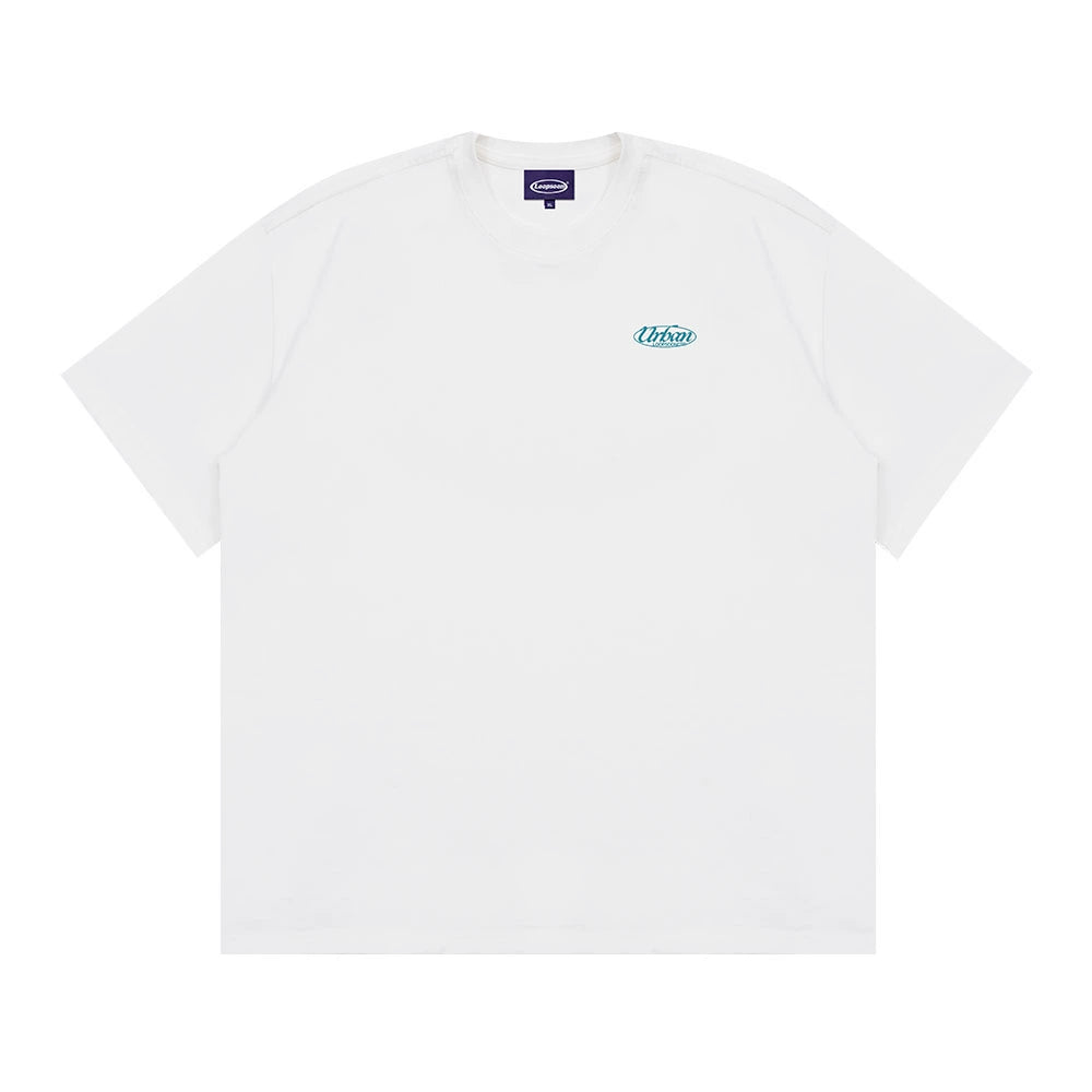 Loopsoon Printed Letter Loose Versatile Tee