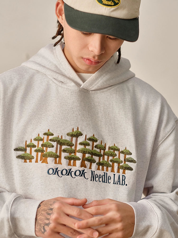 Battles Towel Embroidered Hooded Sweater