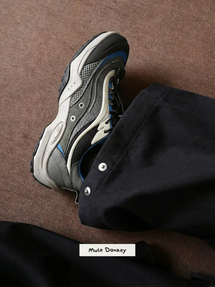 Donkey Contrasting Platform Sneakers