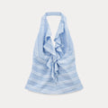 EGGKA V-neck Neck Halter Slim Vest