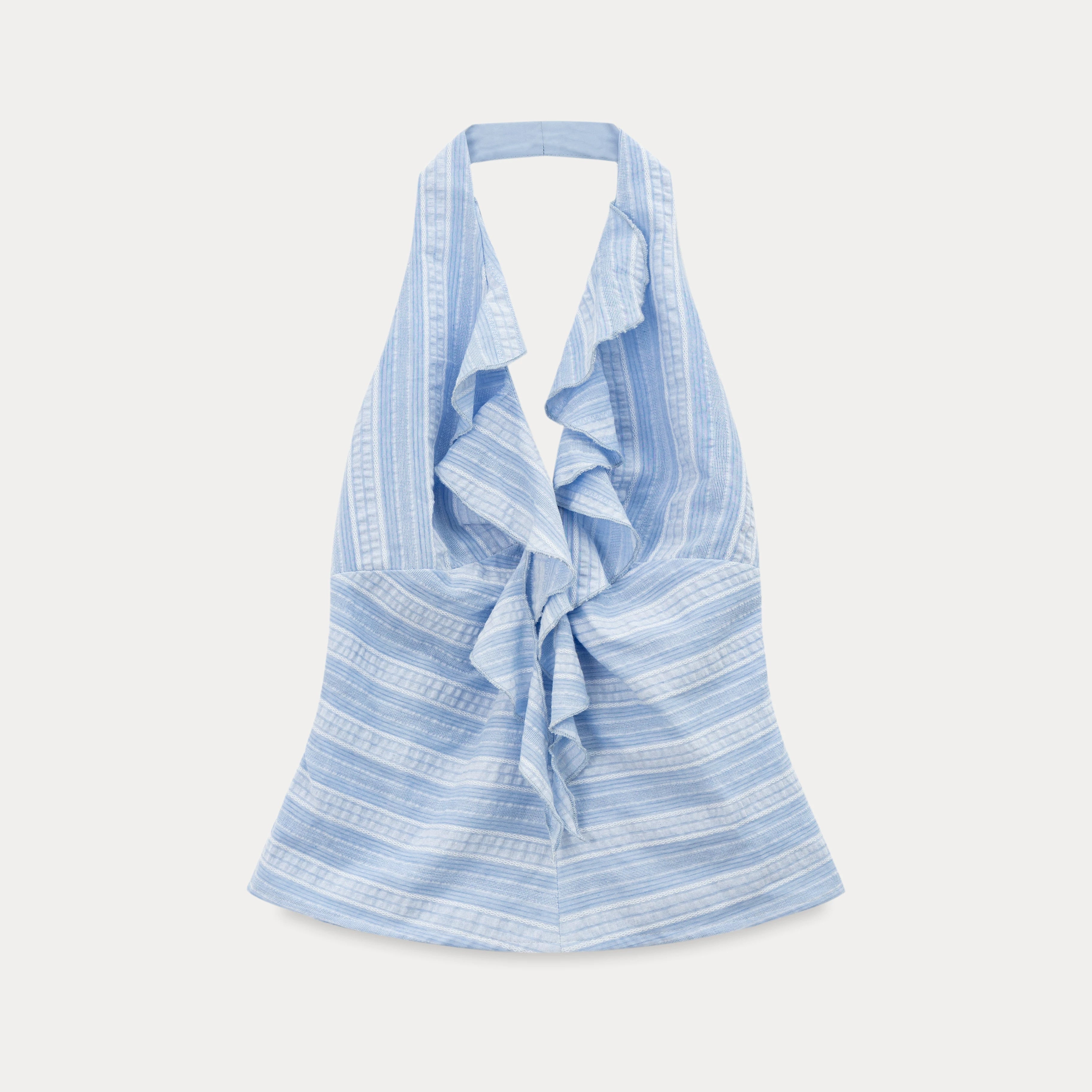 EGGKA V-neck Neck Halter Slim Vest