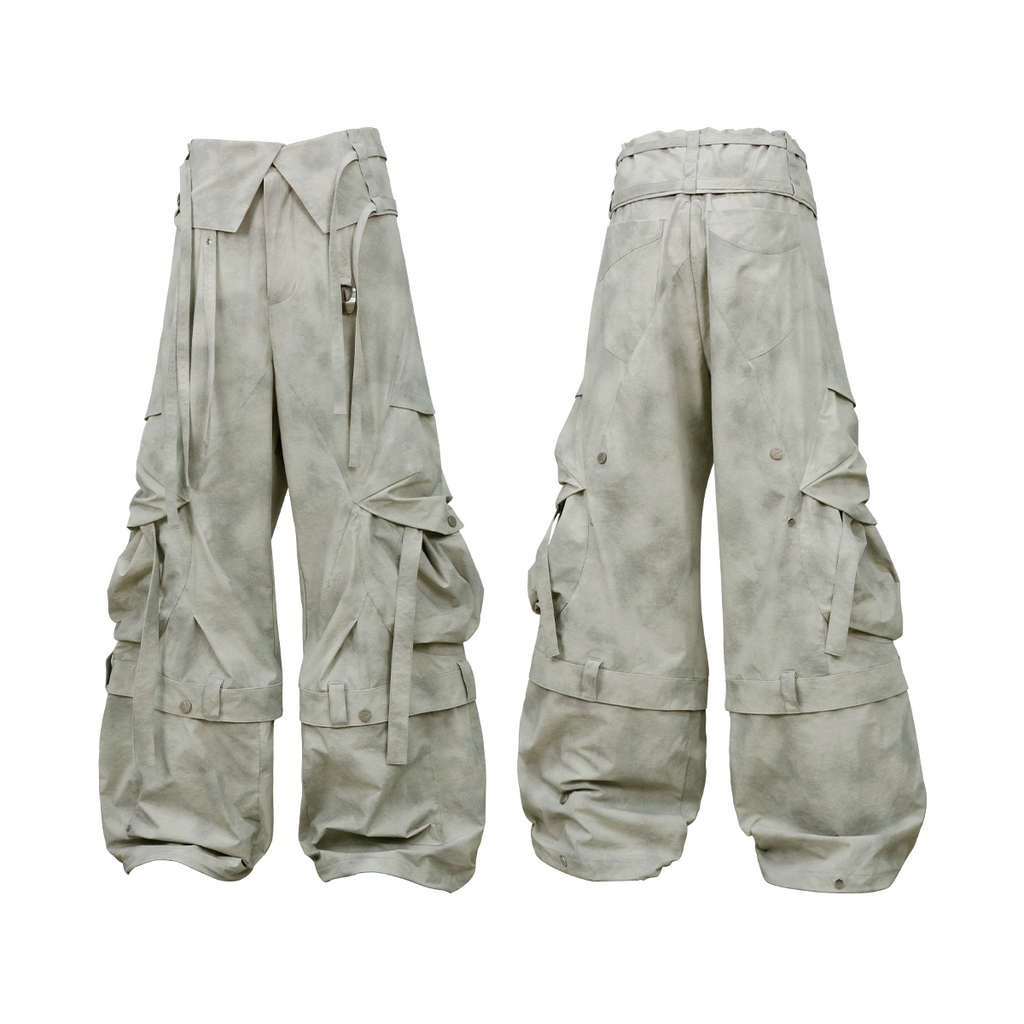 RELABEL Vintage Stitched Loose Overalls