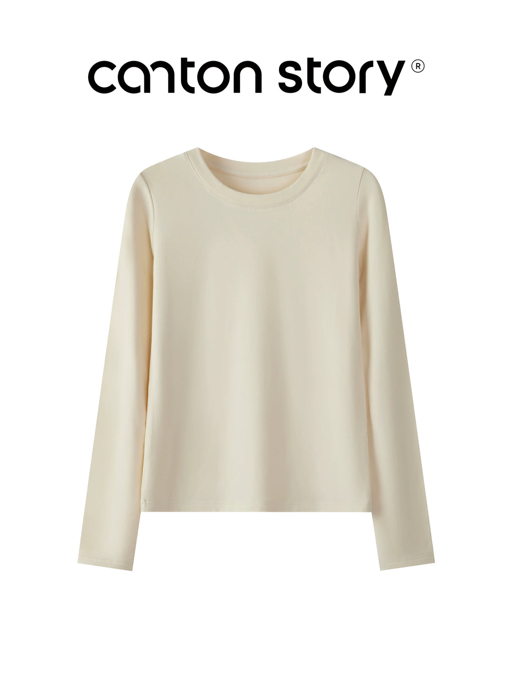 Cantonstory Shoulder Casual Versatile Bottom Shirt