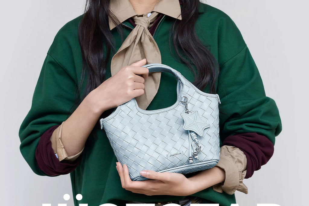 JUST STAR Shoulder Crossbody Hand-held Woven Bag