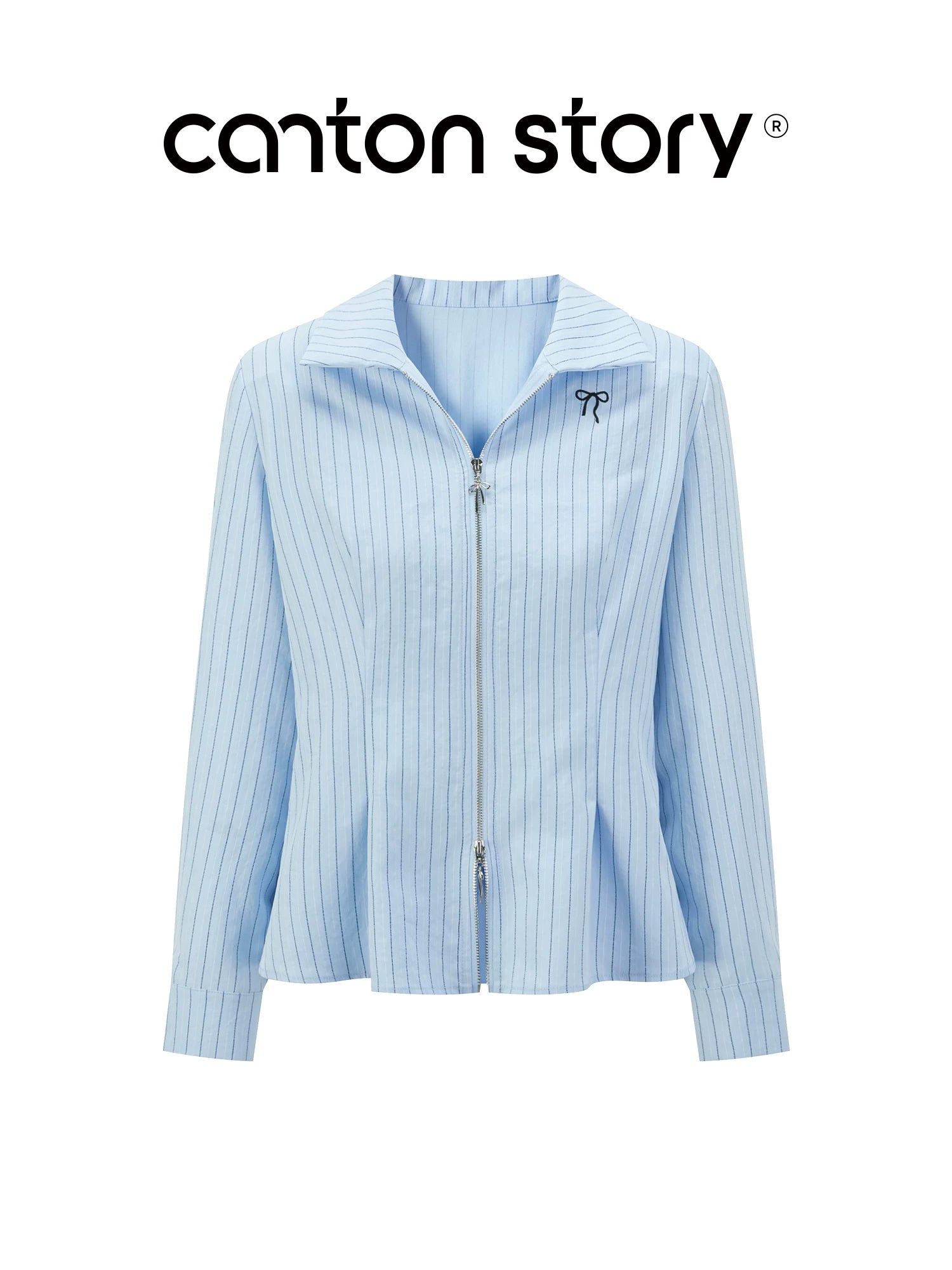 Cantonstory Casual Striped Shirt