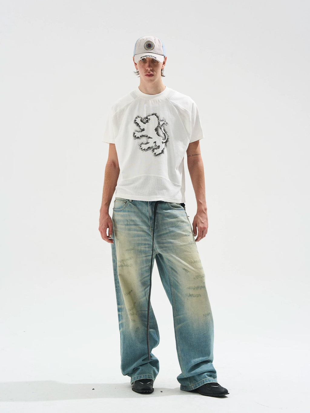 BLINDNOPLAN Direct Injection Printing Casual Tee