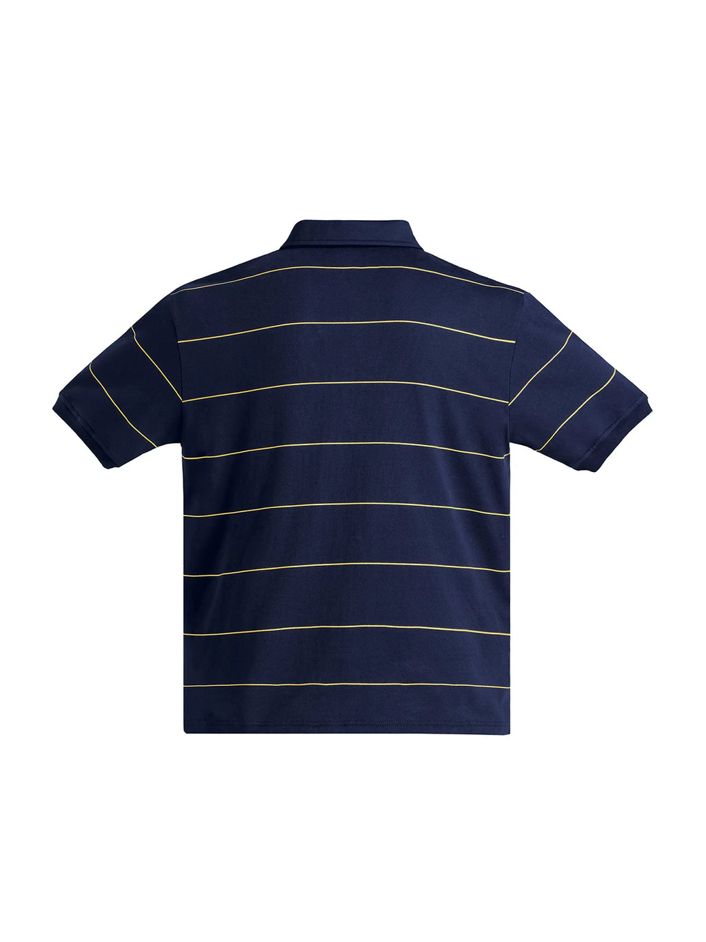 PEOPLESENSE Striped Quick-drying Breathable Badge Printed Tee