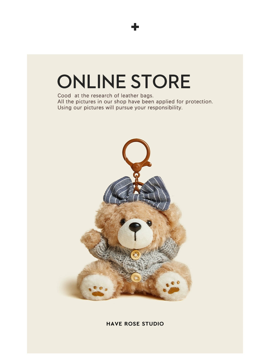 HAVEROSE Baked Bear Bag Pendant