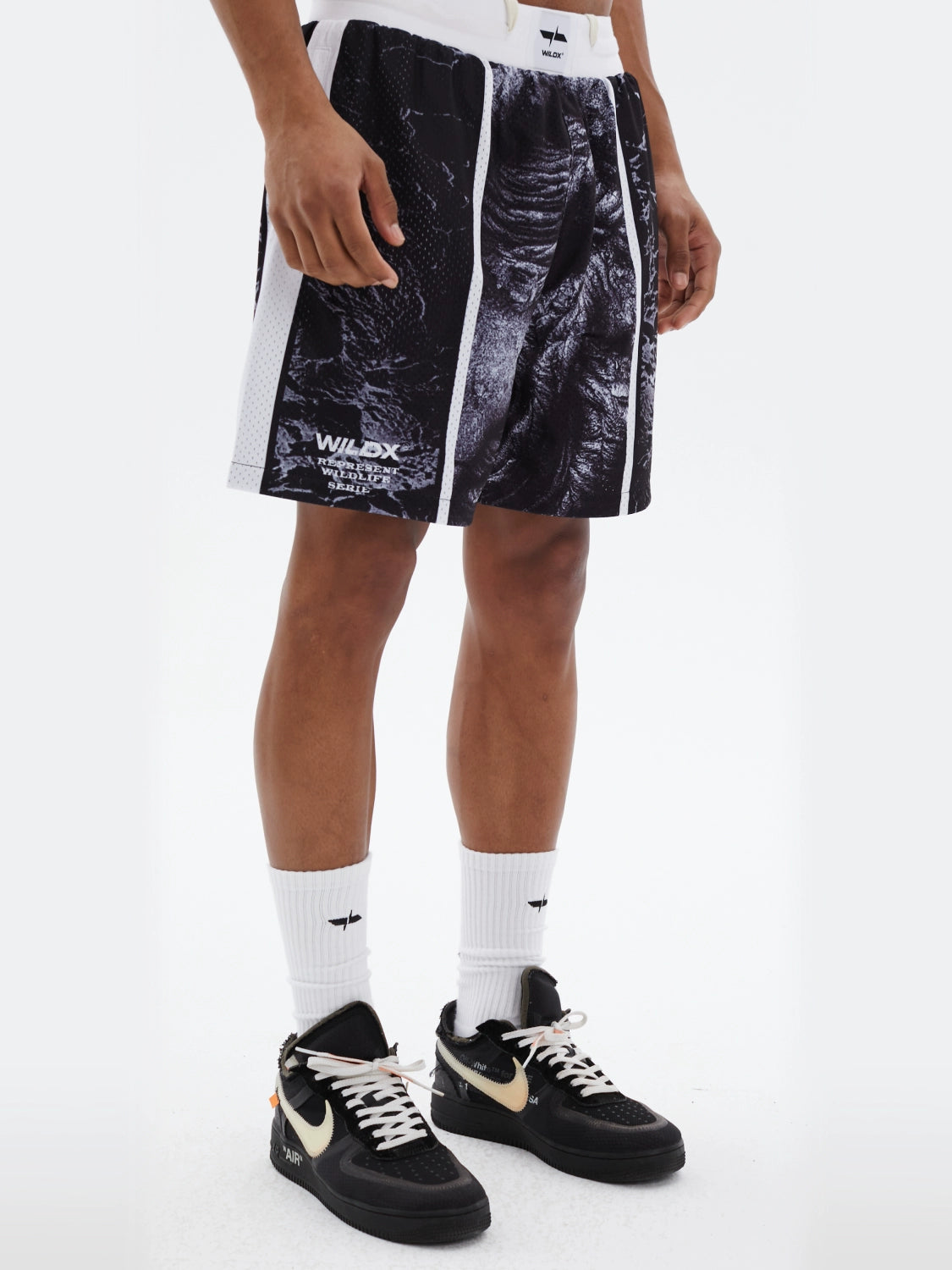 WildX Double Mesh Leopard Quad Shorts