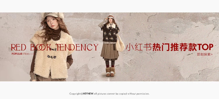 LOVEHEYNEW Temperament Retro Loose Lazy Sweater