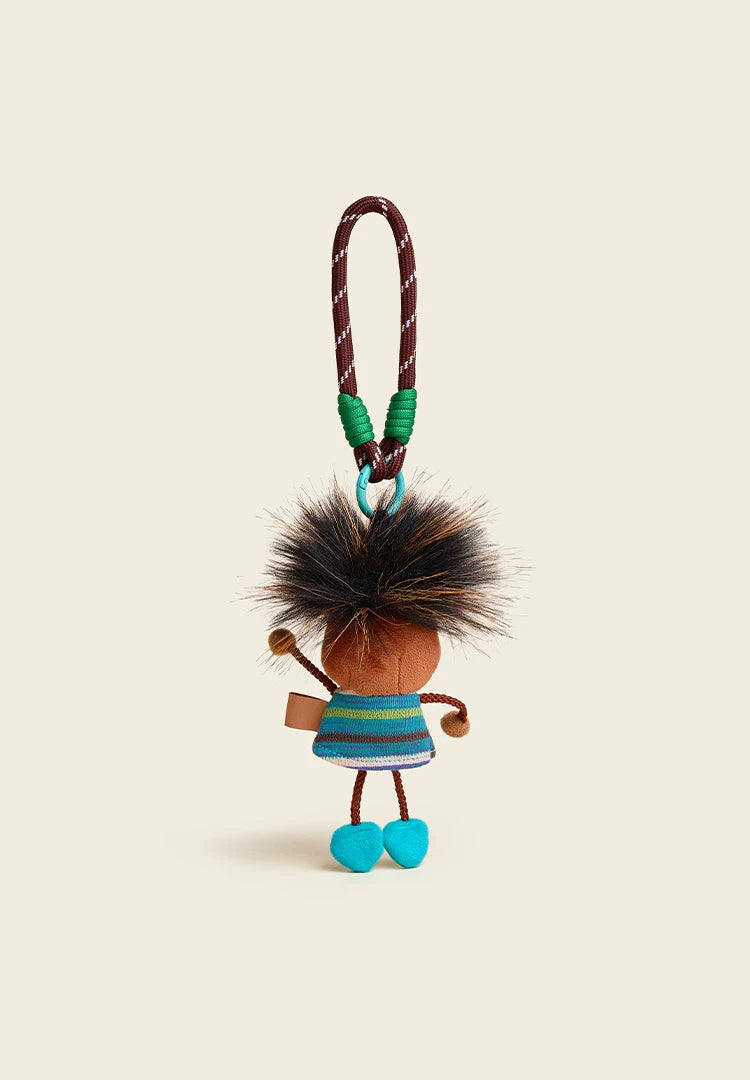 HAVEROSE Cute Fried Doll Plush Bag Pendant