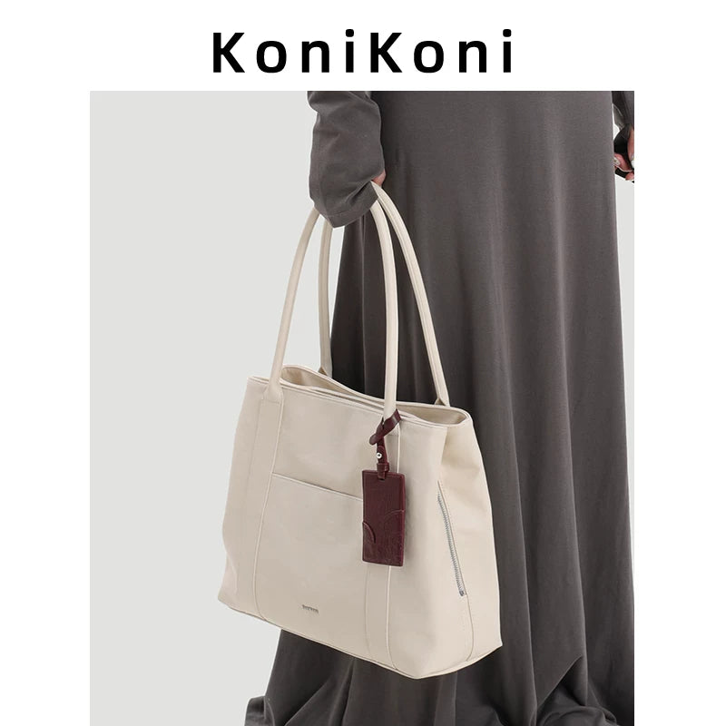 KoniKoni Niche Shoulder Bag Underarm Large Bag