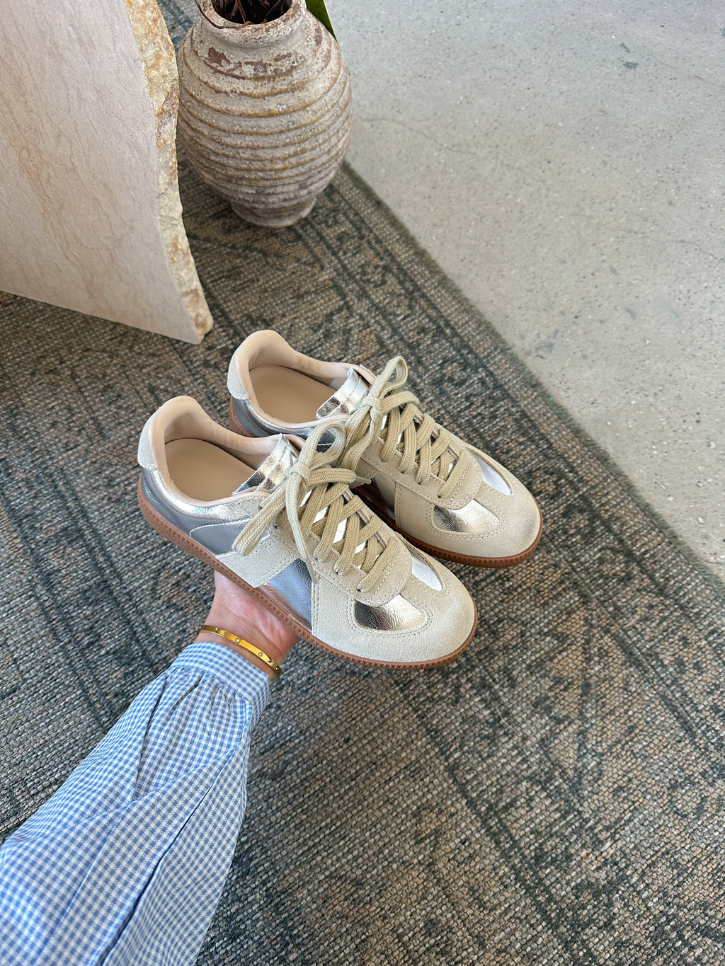 Lidaren Produced Vintage Inner Heightening Sneakers