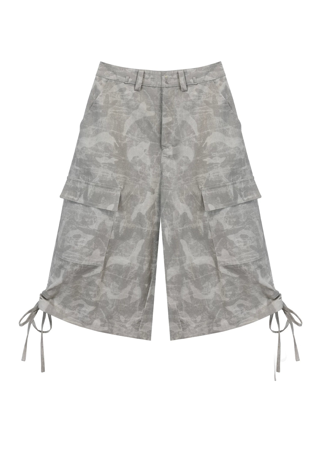 Ablueberry Camouflage Loose Straight Overalls