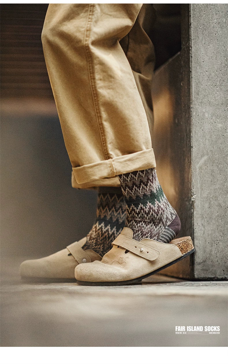 Maden Vintage Woven Tube Socks
