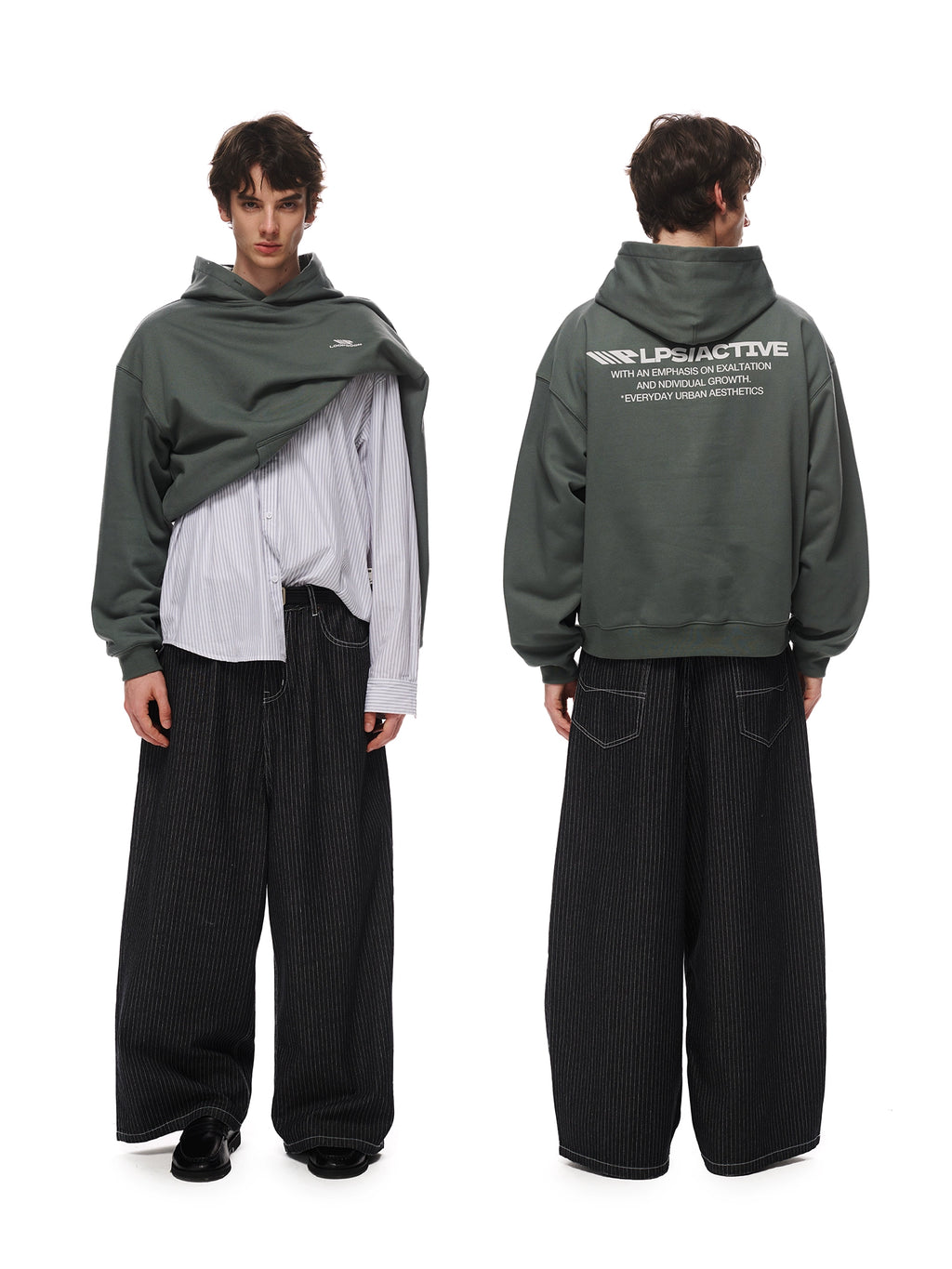 Loopsoon Vintage Striped Jeans