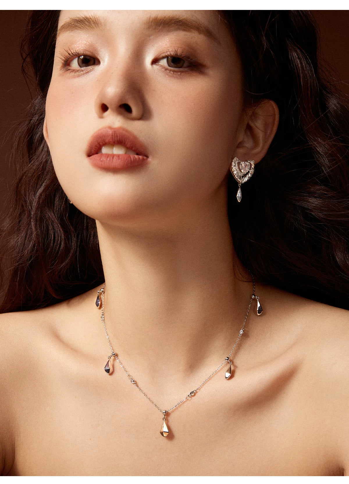 PP Light Luxury Niche Full Diamond Premium Earrings