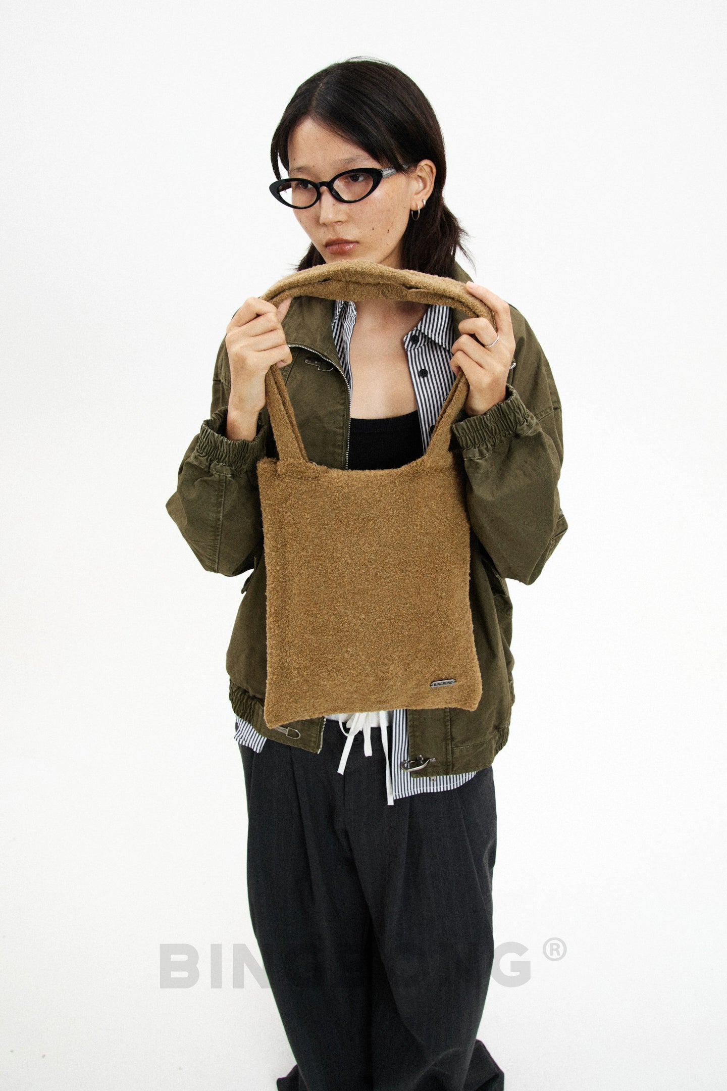 BINGBONG Korean Retro Handbag