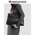 Msmountain Leather Large Capacity Premium Handbag