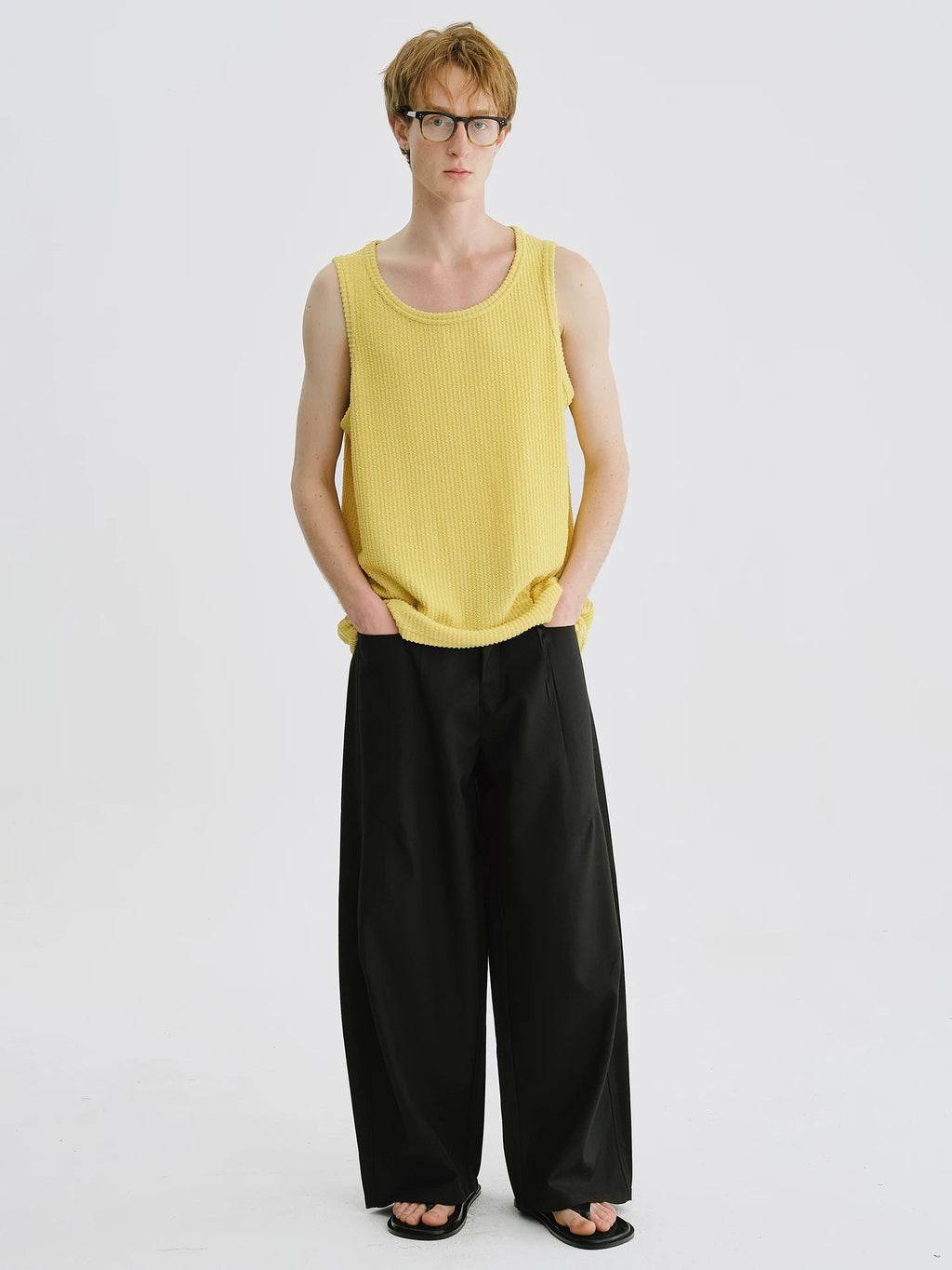 LIVINGTOWN Casual Versatile Loose Straight Pants