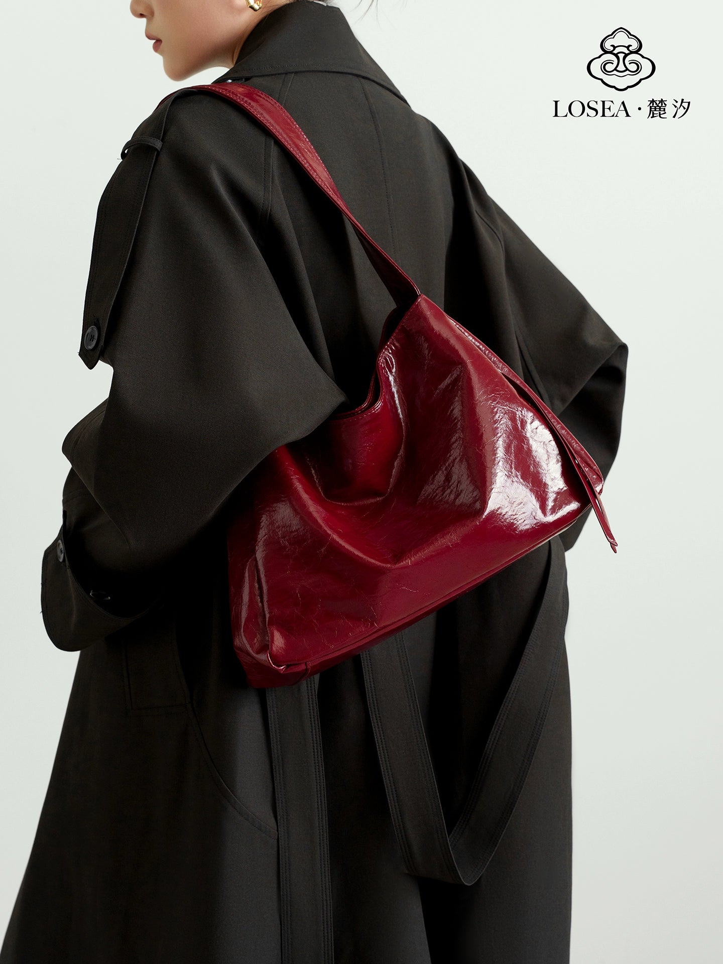 LOSEA Vintage Minimalist Underarm Bag