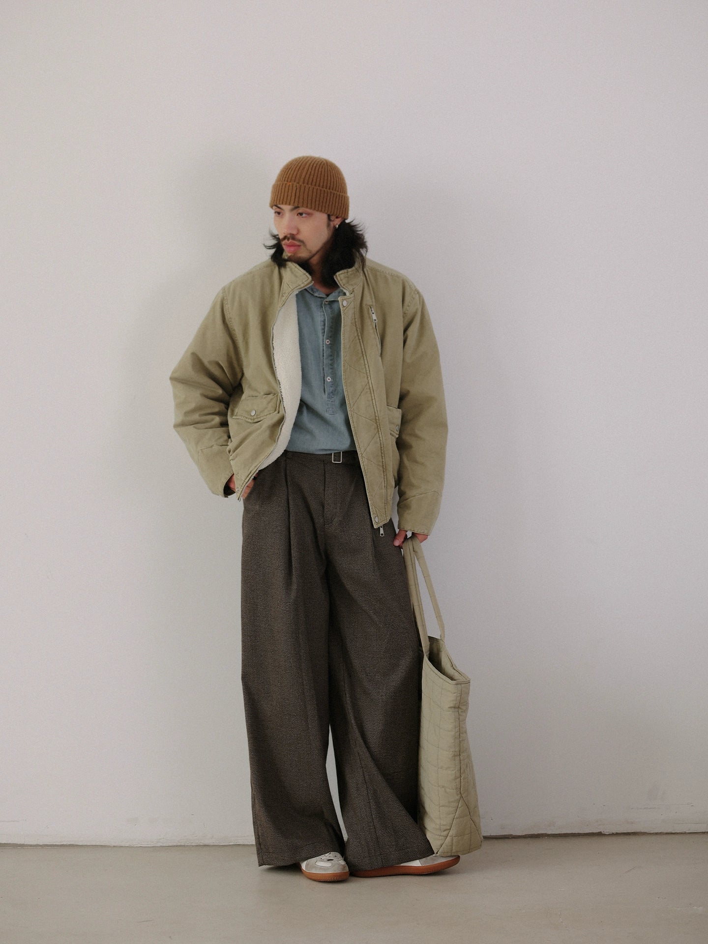 NOEARS Vintage Loose Straight Casual Pants