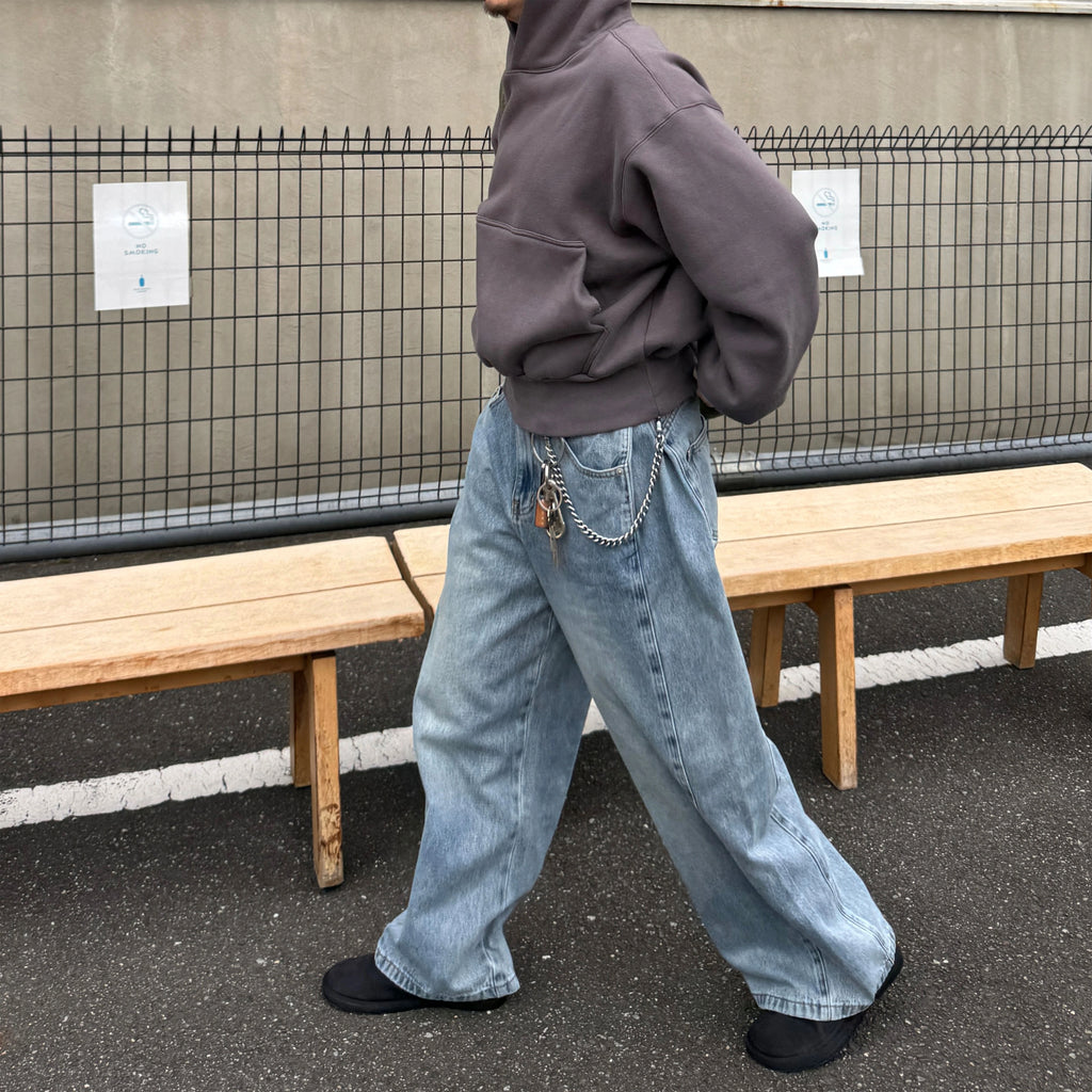 Anniehall Old Loose Blockbuster Washed Jeans