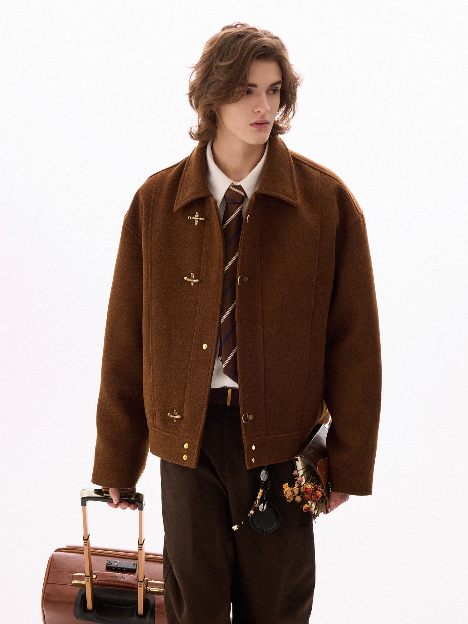 CHOR Premium Plane Buckle Short Jacket