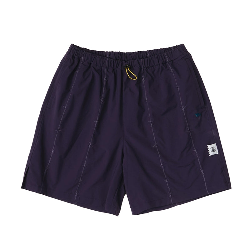 Battles Barbed Wire Embroidered Shorts