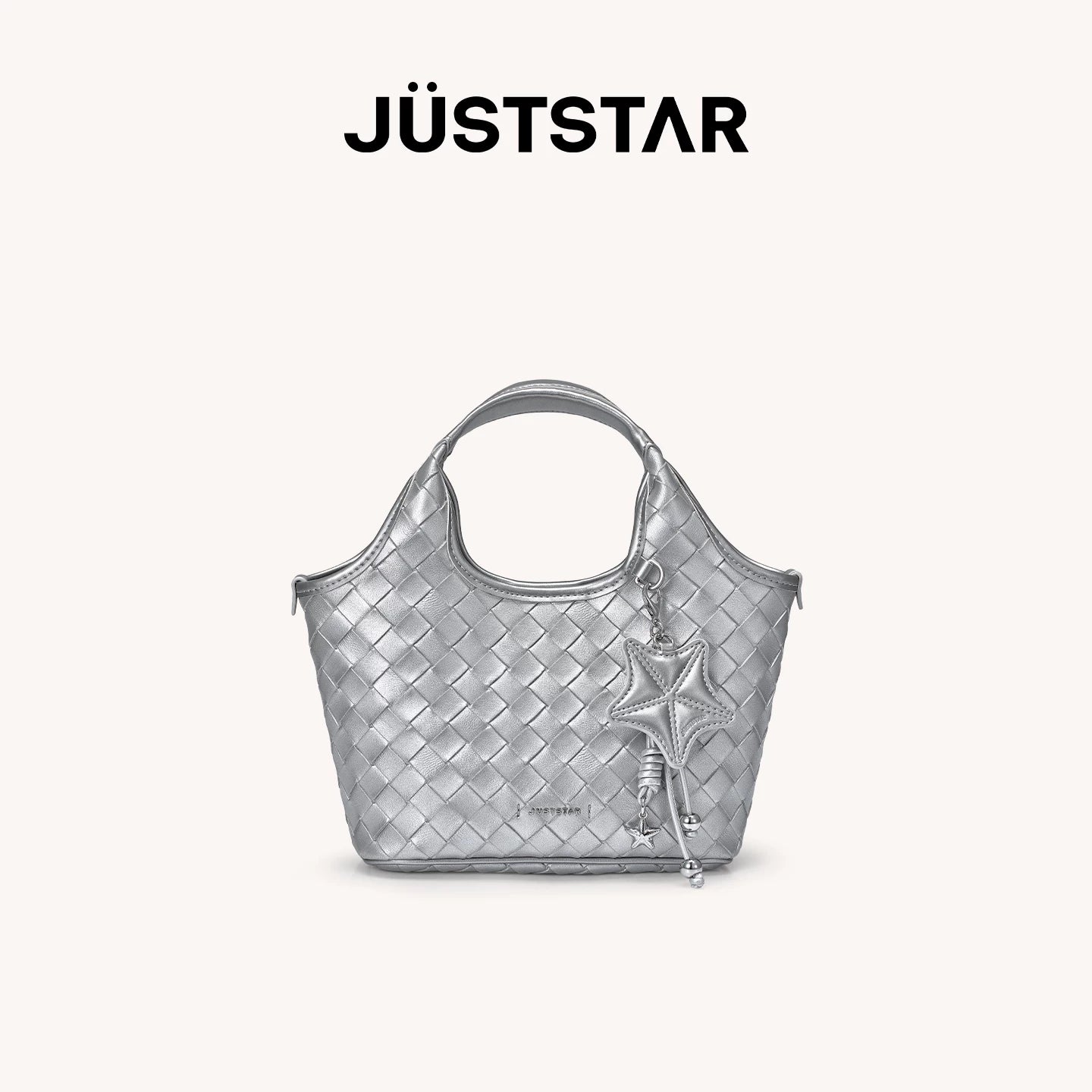 JUST STAR Shoulder Crossbody Hand-held Woven Bag
