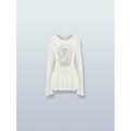 Ablueberry Lotus Leaf Edge Casual Versatile Long Sleeve