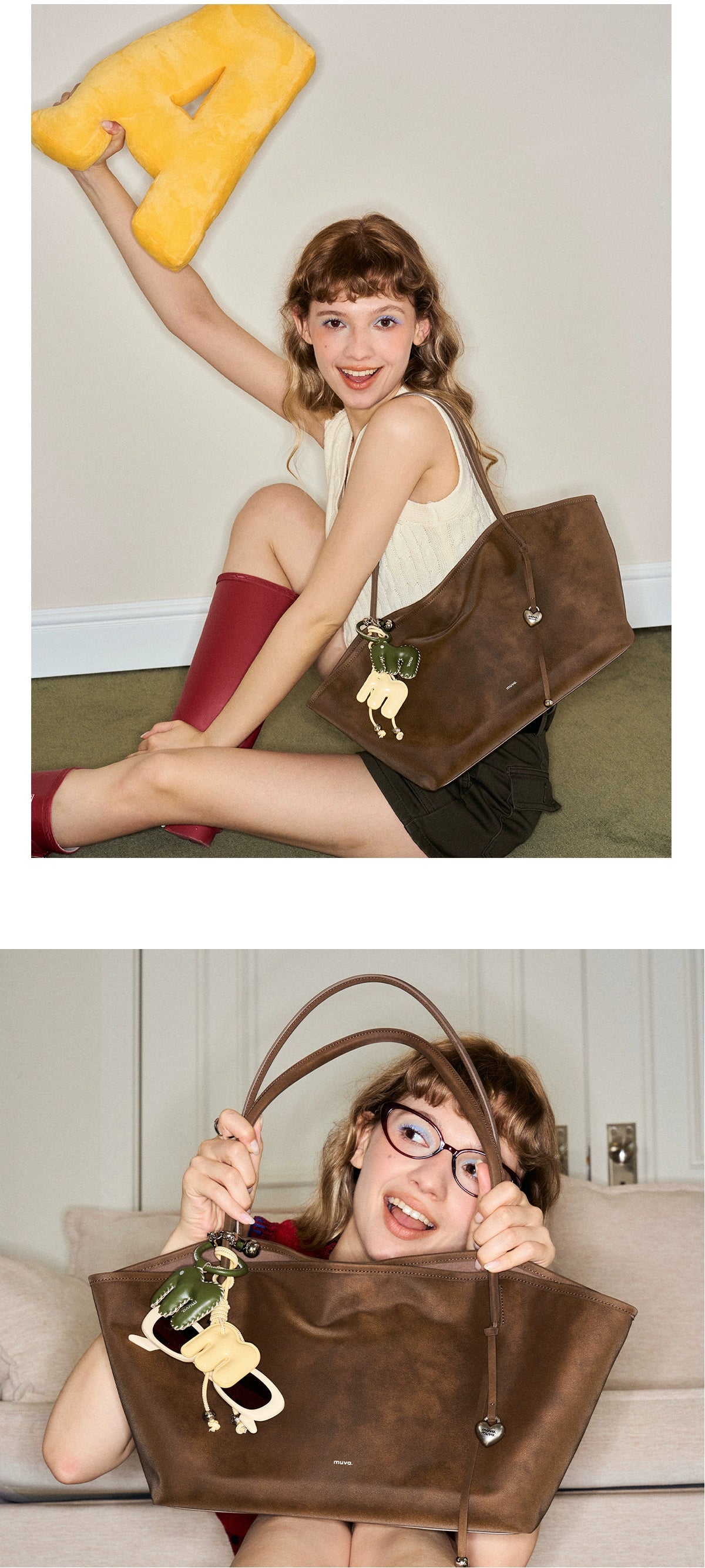 MUVA Slack Lazy Wind Large Capacity Tote Bag