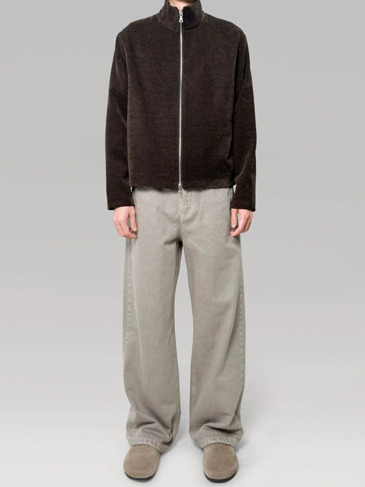 PLUS NO LOGO Loose Micro Wide Leg A-Leg Jeans