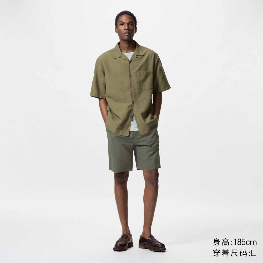Uniqlo Hemp-blend Elastic Casual Shorts