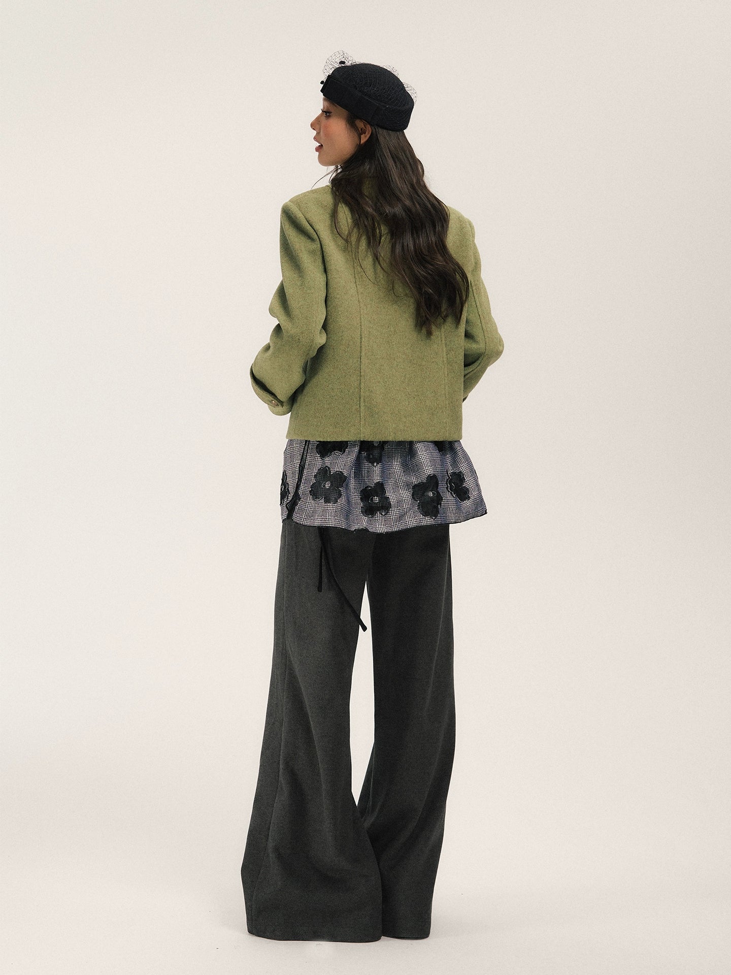 SASSY MOODY Skirt Butt Curtain Double Puffy Skirt