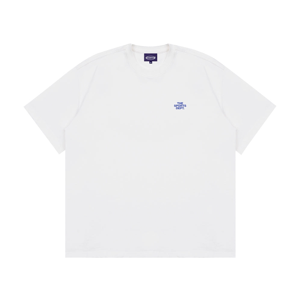 Loopsoon Back Letter Print Loose Casual Tee