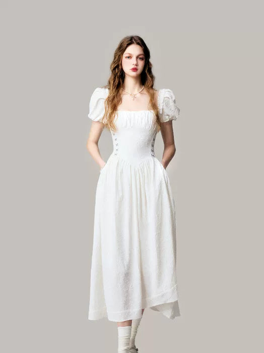 LULUSWINGS Three-dimensional Jacquard Waist Pendulum Dress