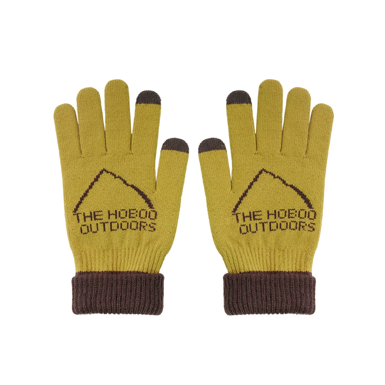 THE HOBOO Jacquard Knitted Wool Gloves