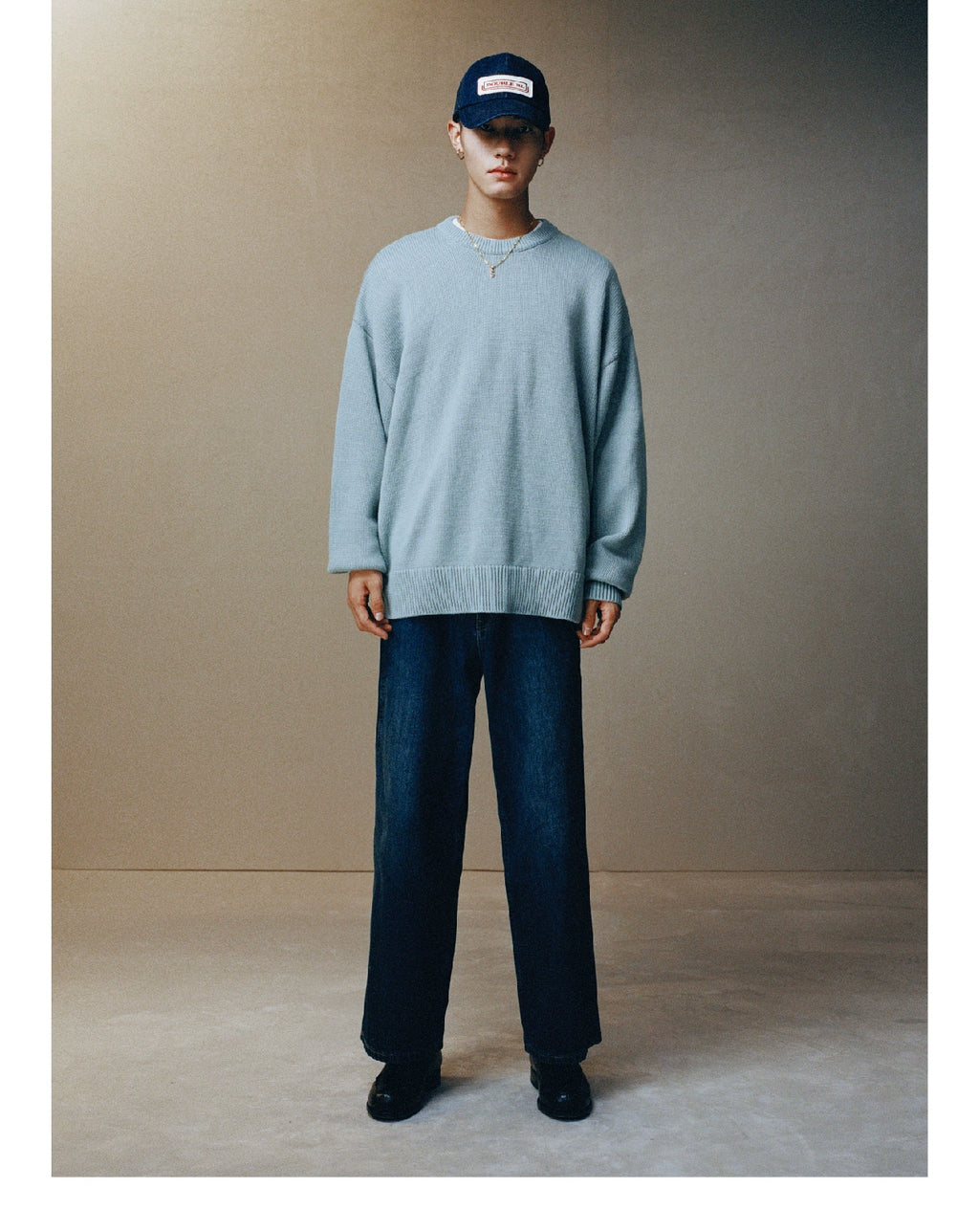 SUPERTOFU Versatile Loose Sweater Knitted Sweater