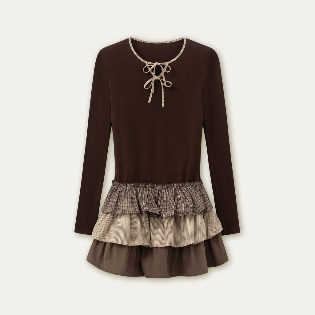 SunsetPark Vintage Knitted Patchwork Skirt