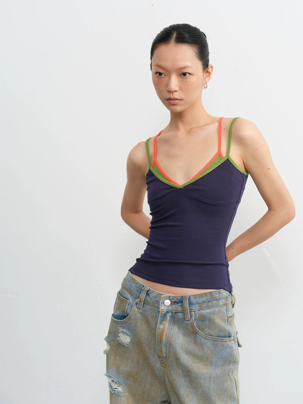 LINY LIBERTY Fake Two Piece Slim Sling