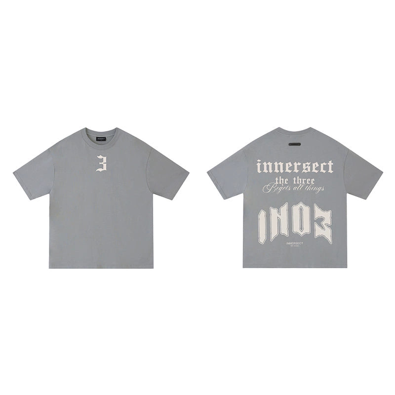 INNERSECT Alphabet Classic Logo Casual Tee