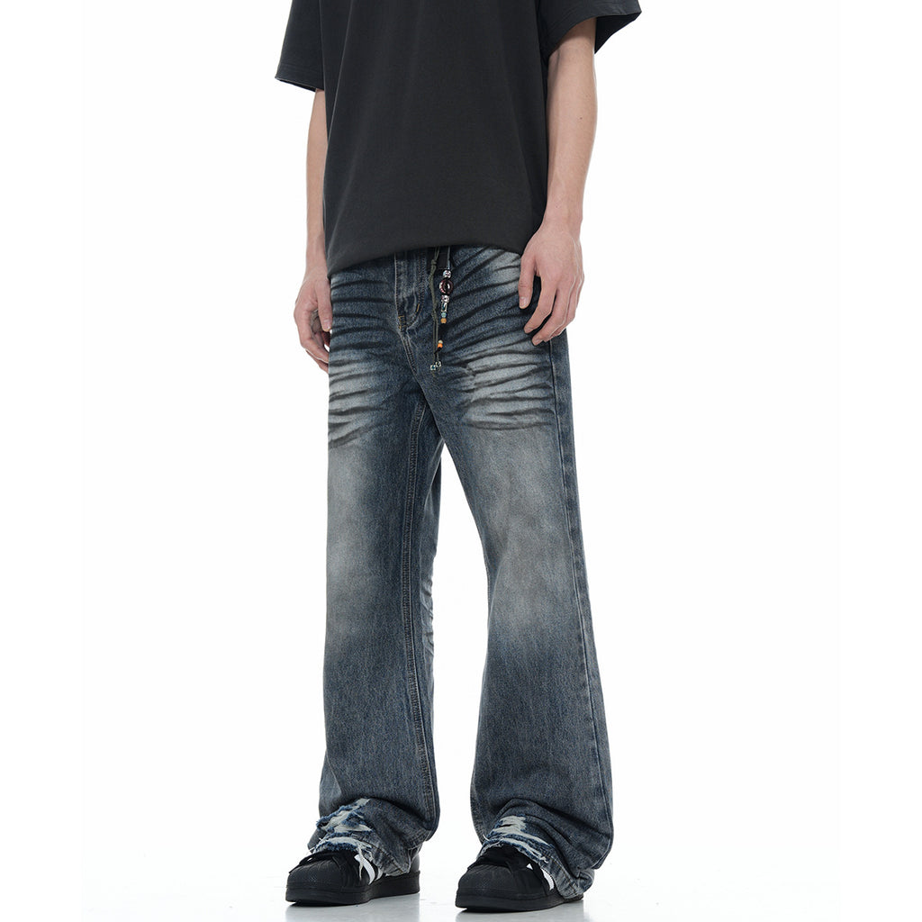 11KN Retro Dirty Dyed Jeans