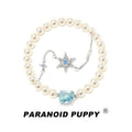 ParanoidP Snowflake Double Pearl Bracelet