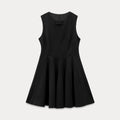 EGGKA Waist Pleated Sleeveless Dress