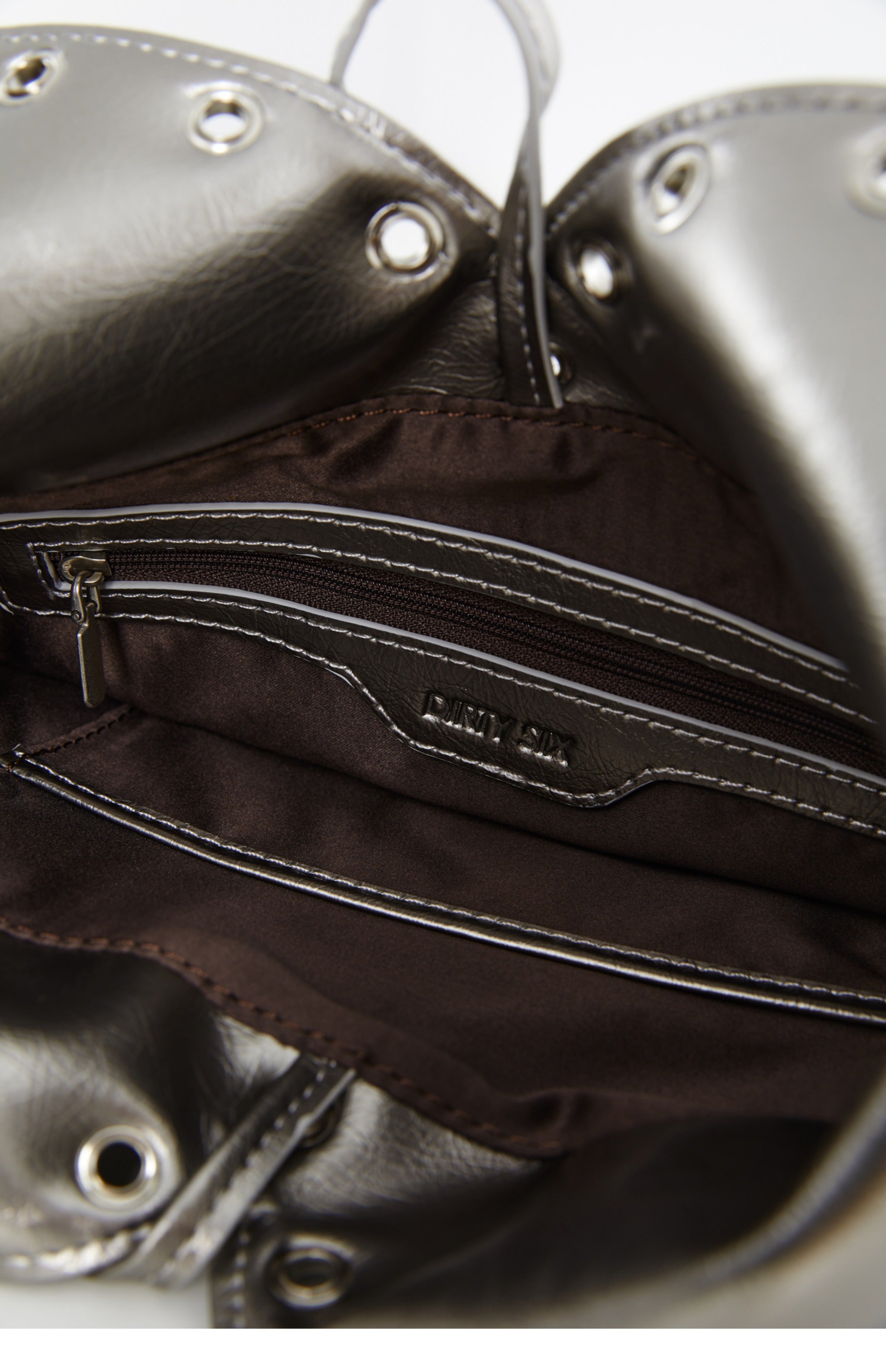 DirtySix Cow Split Weather trotro triangle vaporwave punk bag