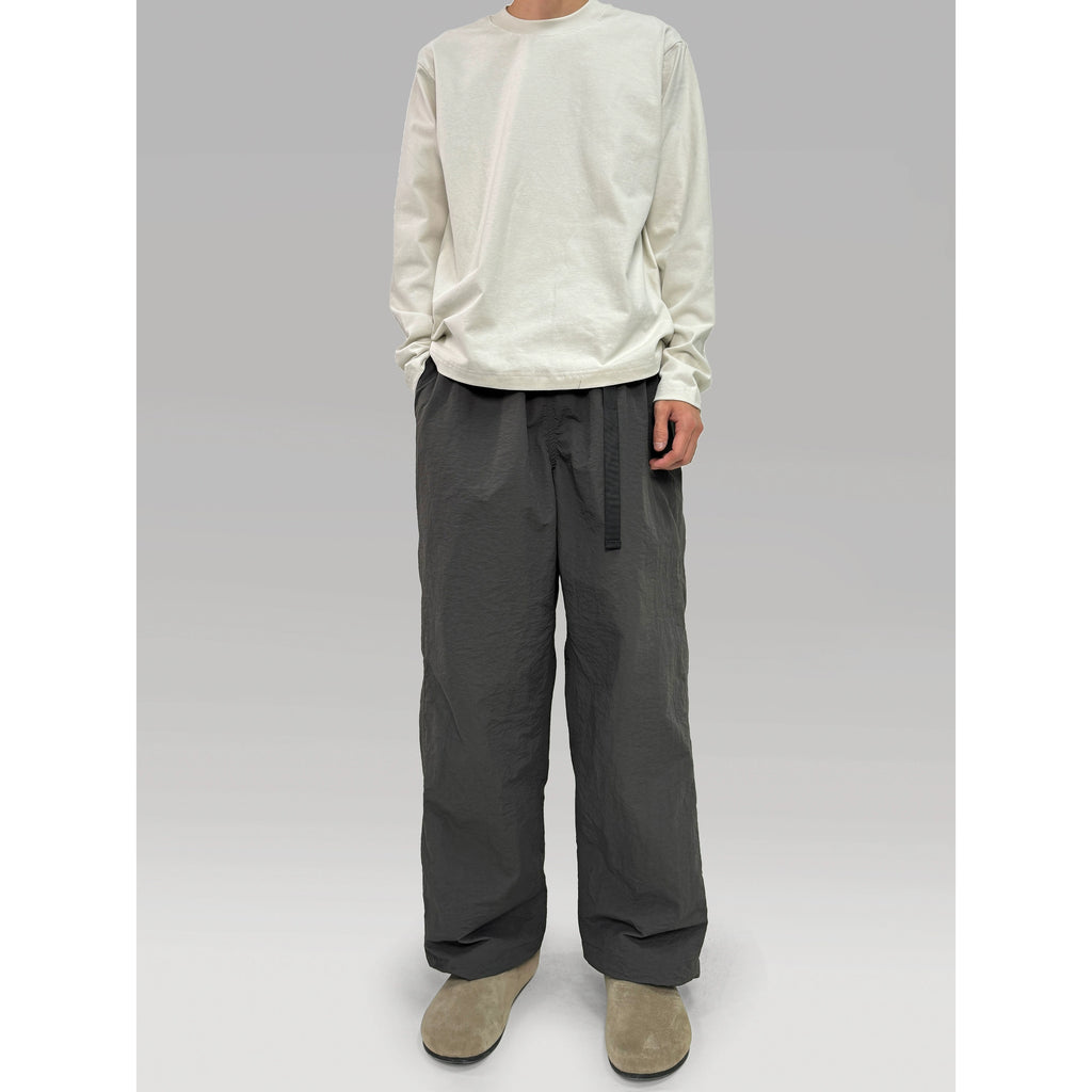 PLUS NO LOGO Waist Buckle Adjustment Loose Sports Trousers