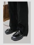HANQIAORIJI Goodyear Welt Split-Toe Leather Tabi