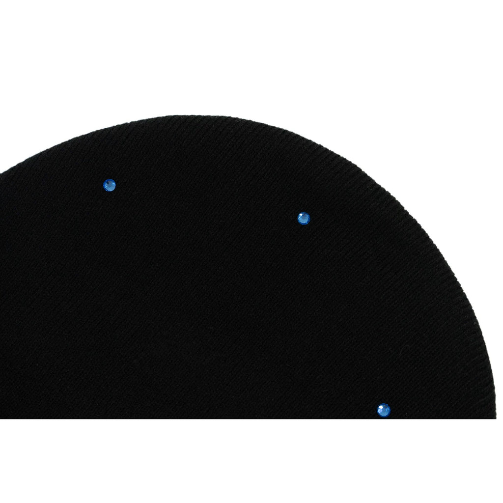 GRAF Alphabet Rhinestone Comfort Wool Knitted Cap