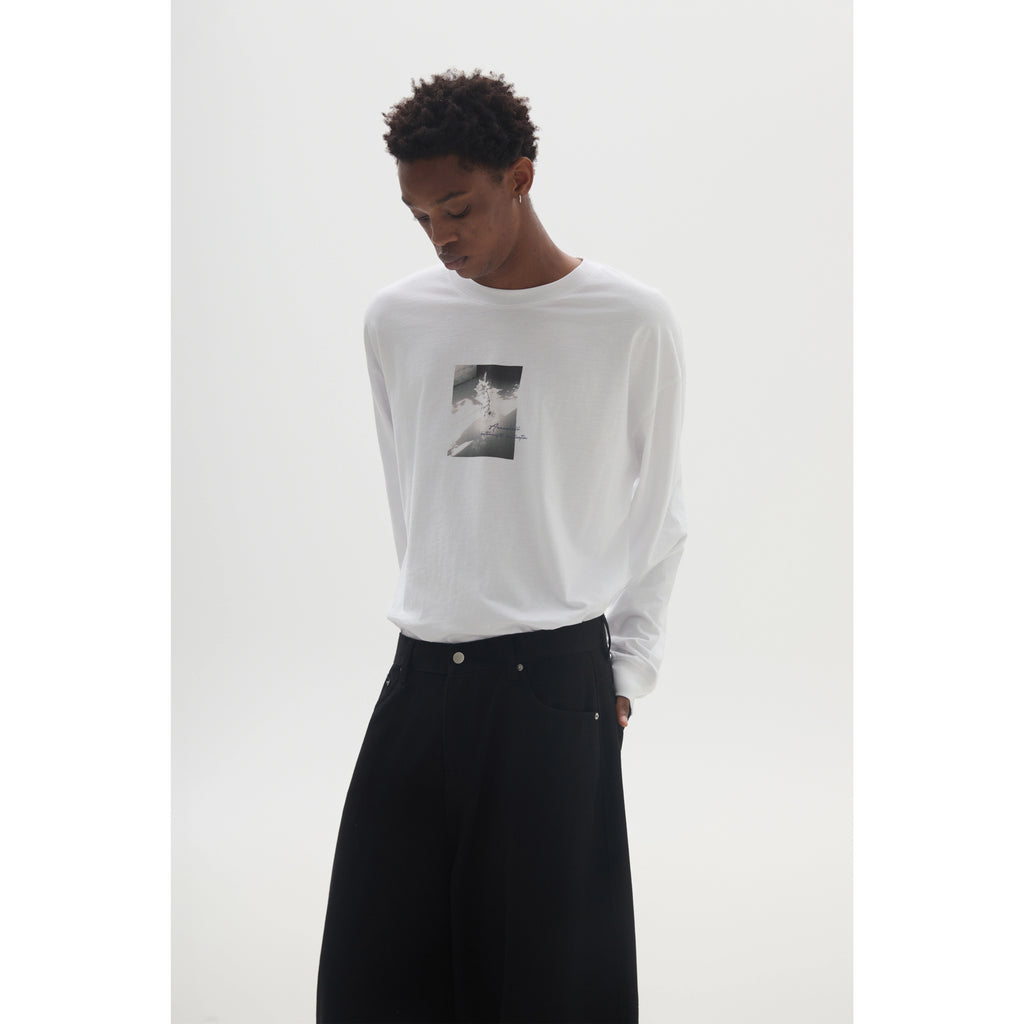 Anniehall Casual Digital Printing Long Sleeve